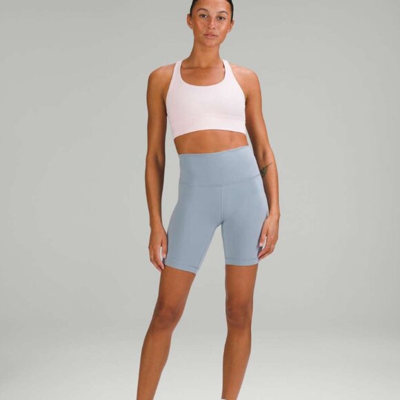 lululemon Energy Longline Bra Medium Support B-D Cups - Flush Pink Size 10 - Picture 4 of 7